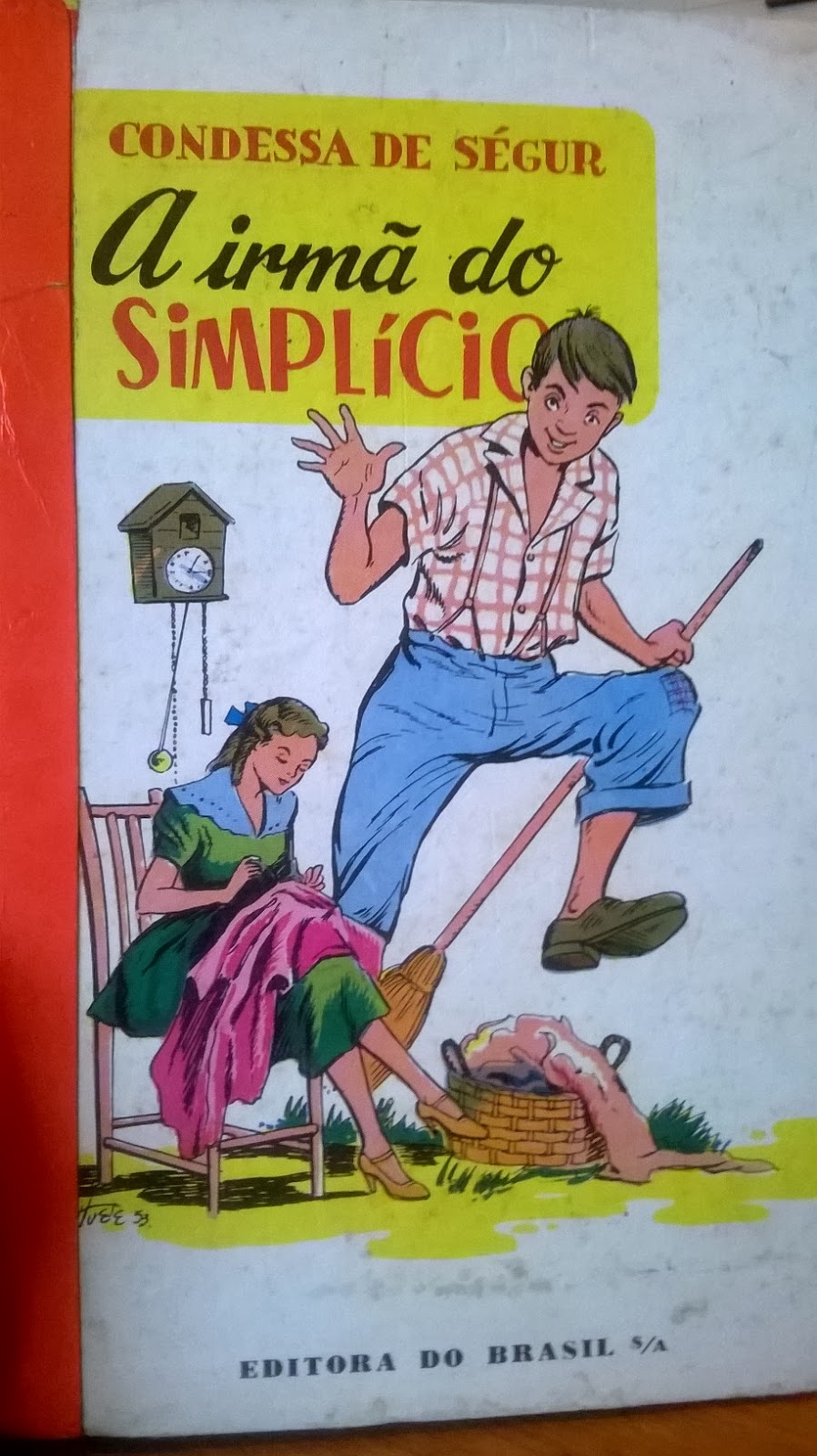 Capa livro "A irmã de Simplício".