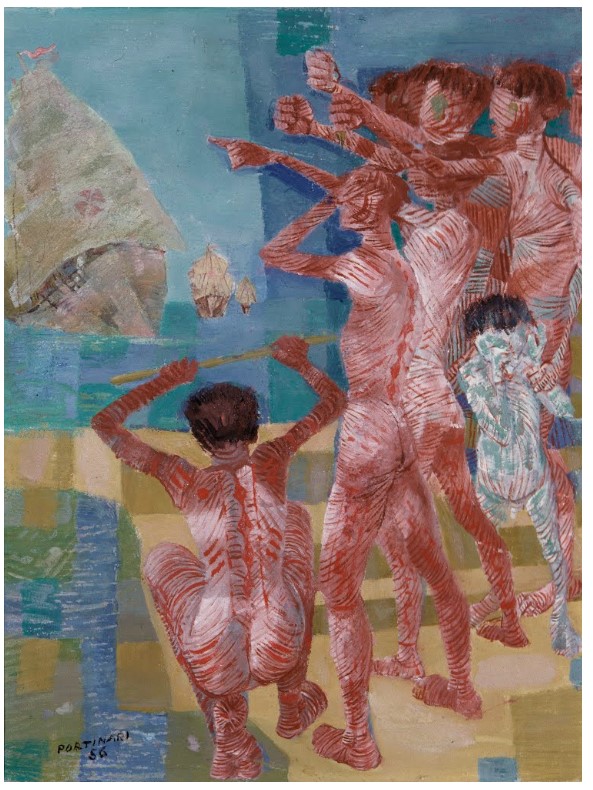 Quadro -óleo sobre tela de Cândido Portinari -1965