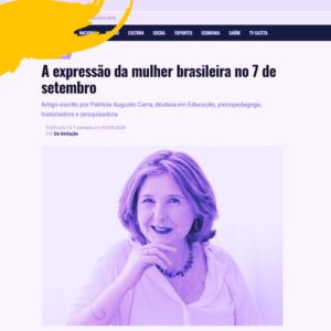 A expressão da mulher brasileira no 7 de setembro